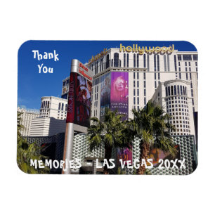 Dank je   Las Vegas vrijgezellenfeest foto souveni Magneet