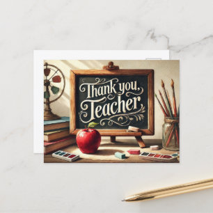 "Dank je, Leraar!" Briefkaart