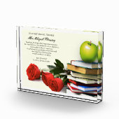 Dank je, leraar. Cadeaubon Fotoblokken (Rechts)