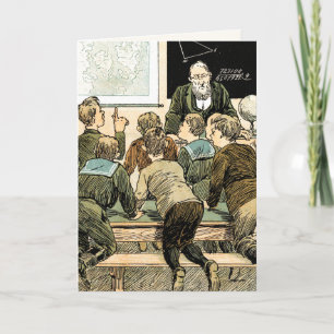Dank je, leraar. Kunst Kaart