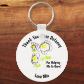 Dank je leraar sleutelhanger (Voorkant)