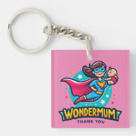 Dank je, mama! T-Shirt Sleutelhanger