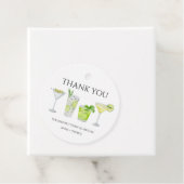 Dank je Margarita Cocktail Bruidsparen Shower Bedankjes Labels (In situ)