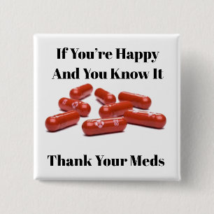 Dank je Meds Square Button