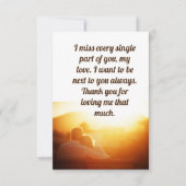 Dank je, mijn liefde bedankkaart (Voorkant)