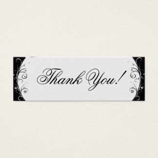 Dank je! mini visitekaartjes