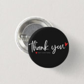 Dank Je Minimalistische Knopbadge Ronde Button 3,2 Cm (Voorkant /achterkant)