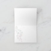 Dank je | Moderne waterverf Eucalyptusloof Bedankkaart (Binnen)