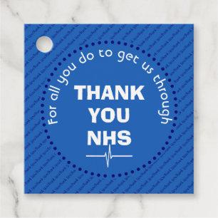 DANK JE NHS Custom Bedankjes Labels
