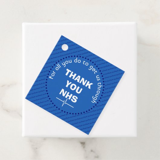 DANK JE NHS Custom Bedankjes Labels (In situ)