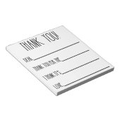 Dank je Notitieblok voor kinderen (Schuin)