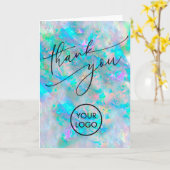 dank je opal textuurkaart kaart (Gele Bloem)