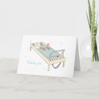 Dank je Pilates Reformer Kaart