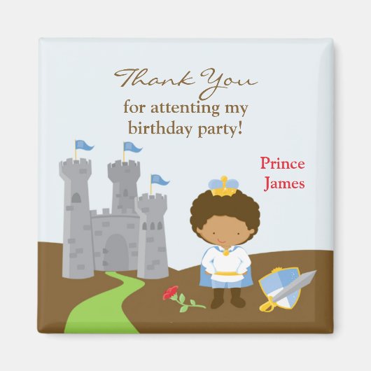 Dank je, prins Magnet Magneet (Voorkant)