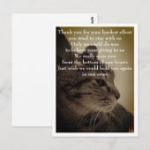 Dank je & RIP Briefkaart (Voorkant / Achterkant)