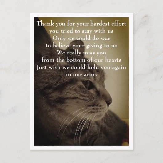 Dank je & RIP Briefkaart (Voorkant)