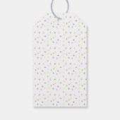 Dank Je Script Sprinkles Patroon Cadeaulabel (Achterkant)