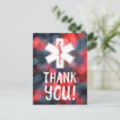 dank je ster van life bokeh briefkaart (Staand voorkant)