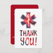 dank je ster van life bokeh kaart (Voorkant / Achterkant)