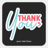 Dank je sticker (Voorkant)