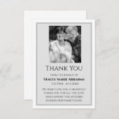 Dank je, Sympathikaart, Verlies Hartelijk dank Bedankkaart (Voorkant / Achterkant)