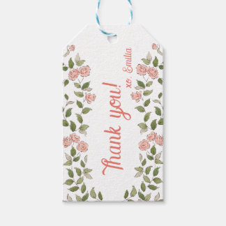 Dank je Tag Prinses Zwaan Cadeaulabel