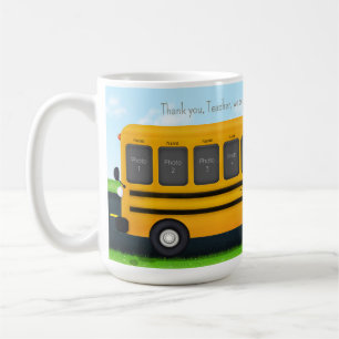 Dank je Teacher Yellow School Bus 10 foto's Koffiemok