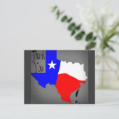 Dank je, Texas. Briefkaart (Staand voorkant)