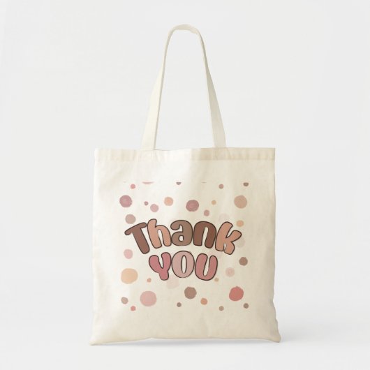 Dank je  tote bag (Voorkant)