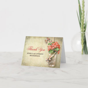 dank je trouw metson pot rustieke ontwerp kaarten