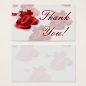 Dank je! visitekaartjes (Voorkant /achterkant)