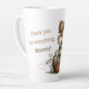 Dank je voor alles, mama! latte mok