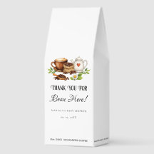 Dank je voor Bean Here Baby shower Koffie Dank