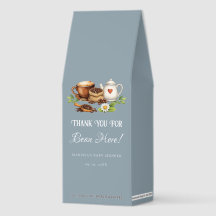 Dank je voor Bean Here Baby shower Koffie Dank