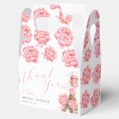 Dank je voor het huwelijksuitstapje naar Parijs Bedankdoosjes (Geopend)