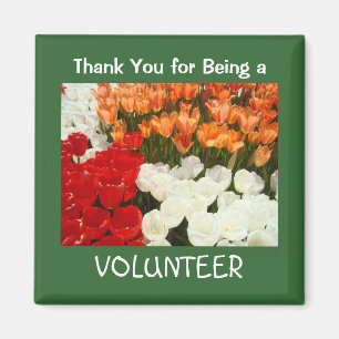 Dank je voor het zijn van een VOLUNTEER magneet ge