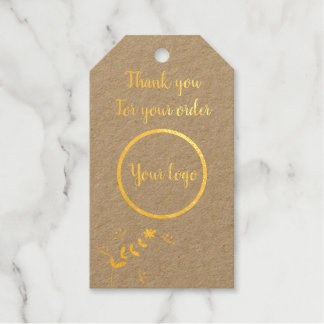 Dank je voor je bestelling cadeaulabels