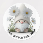Dank je voor je bestelling Gnome Stickers (Design 1)