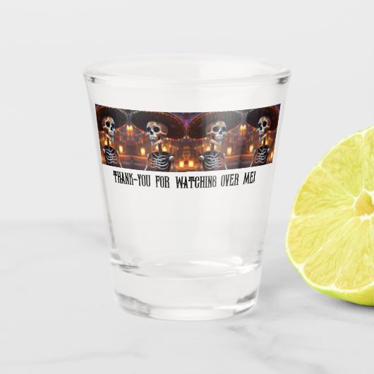 Dank je voor… shot glas (Voorkant)
