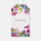 🌺🌸🏵️Dank JE WEI Bloesems Cadeaulabel (Achterkant)