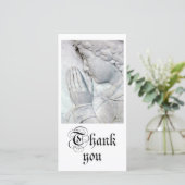 Dank je wel bedankkaart (Staand voorkant)