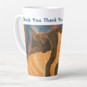 Dank je wel, bedankt mama latte mok (Linkerhoek)