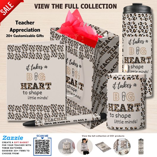 Dank je wel Beste Leraar Aangepaste Citaten Luipaa Medium Cadeauzakje