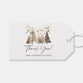 Dank je wel Boho Christmas Cadeaulabel (Voorkant (Horizontaal))