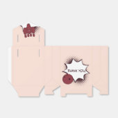 Dank je wel! Bowling Verjaardagsfeestje  Bedankdoosjes (Uitgevouwen)