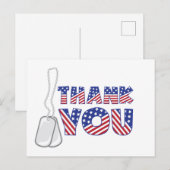 Dank je wel briefkaart (Voorkant / Achterkant)