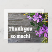 Dank je wel briefkaart (Voorkant / Achterkant)