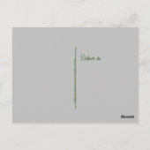 Dank je wel briefkaart of gebruik je eigen tekst (Achterkant)