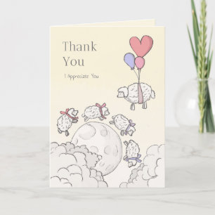 Dank je wel Card, bedankt voor je steun Kaart