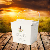 Dank je wel Charcuterie Wijn & Kaas Bruiloft Bedankdoosjes